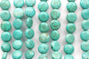Turquoise Coin Beads Natural Magnesite Loose Spacer Gemstone 10mm 16mm Wholesale