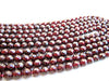 10mm Natural Round Garnet Faceted Loose Spacer Bulk Gemstone Beads DIY Jewelry