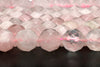 Natural Rose Quartz Beads Healing Pink Love Stone Loose Round Gemstone Jewelry