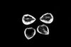 Natural Teardrop Clear Crystal Quartz Pear Cut Gemstone Jewelry Making Wholesale