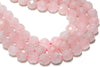3mm Tiny Rose Quartz Faceted Round Loose Gemstone Beads Wholesale DIY Jewelry