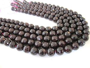 4mm Natural Round Red Garnet Beads Loose Faceted Semiprecious Gemstone Wholesale