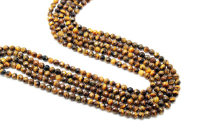 Natural 6mm Tiger Eye Beads Semiprecious Loose Spacer Gemstone Jewelry Supply