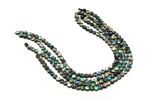 Large Coin Abalone Shell Beads Natural Loose DIY Jewelry Making Bulk Gemstone