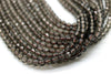 4mm Smoky Quartz Faceted Beads Loose Round Gemstone DIY Jewelry Supply Beadworks