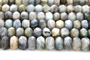 2x3mm Wholesale Natural Labradorite Loose Spacer Faceted Gemstone Rondelle Beads