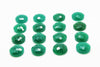 4mm Round Green Onyx Gemstone Faceted Cabochon Crystal Jewelry Making Supplies